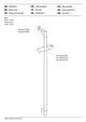 Keuco-KE-Brausestange-Plan-54985-m-Brauseschieber-Aluminium-finish-800mm-54985170800 gallery number 2